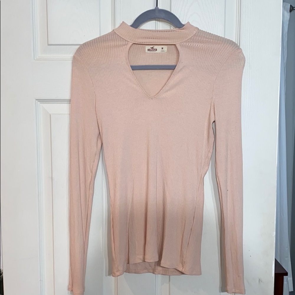 soft long sleeve, cut out top from Hollister